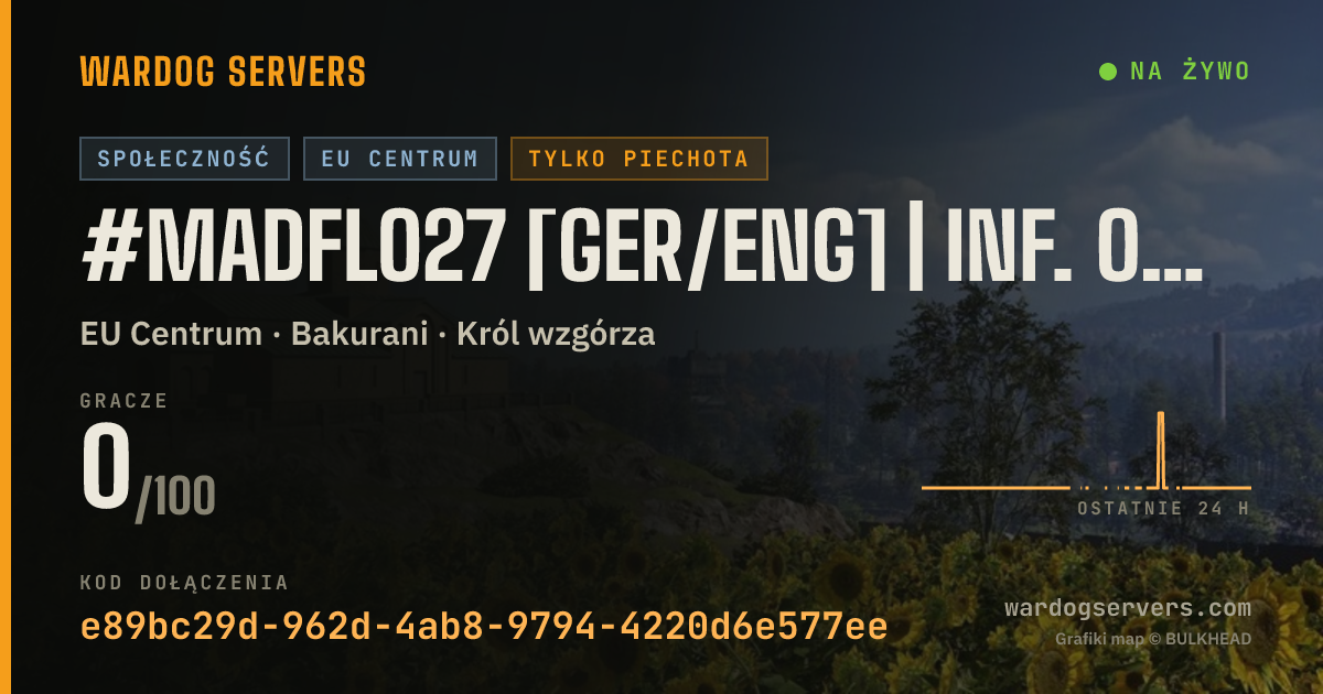 Baner ze statusem na żywo: #MADFLO27 [GER/ENG] | INF. ONLY Extra $ +XP
