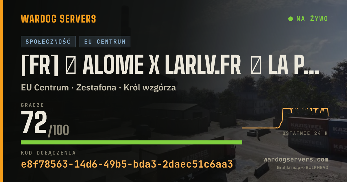 Baner ze statusem na żywo: [FR] ★ alome x larlv.fr ★ la partie démarre rejoins-nous 7e comp