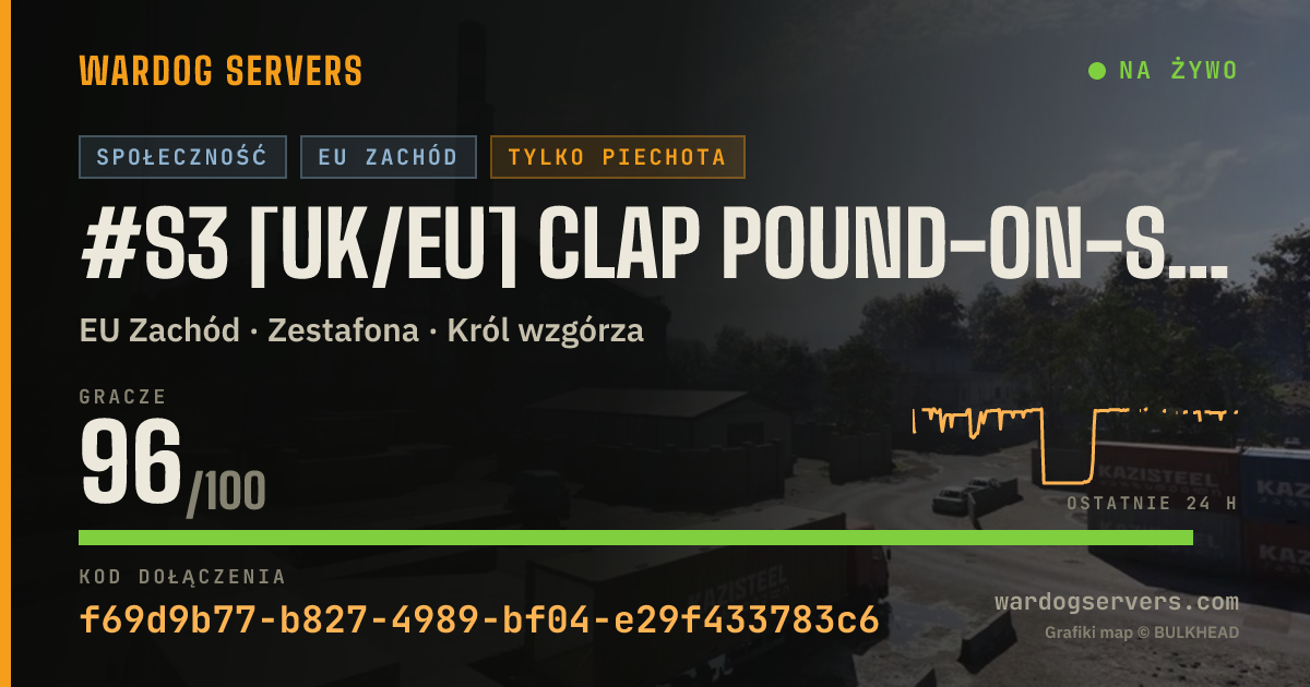 Baner ze statusem na żywo: #S3 [UK/EU] Clap Pound-on-Sea | 50/50 | S3