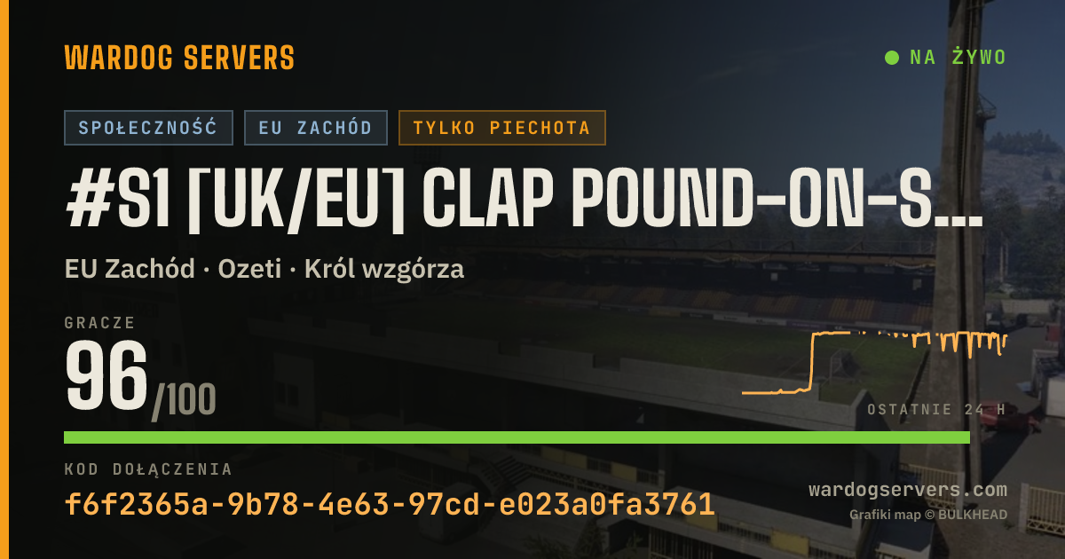 Baner ze statusem na żywo: #S1 [UK/EU] Clap Pound-on-Sea | 50/50 | S1