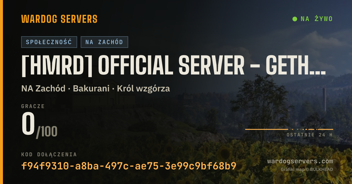 Baner ze statusem na żywo: [HMRD] Official Server - GETHMRD.COM - YES, THAT HMRD