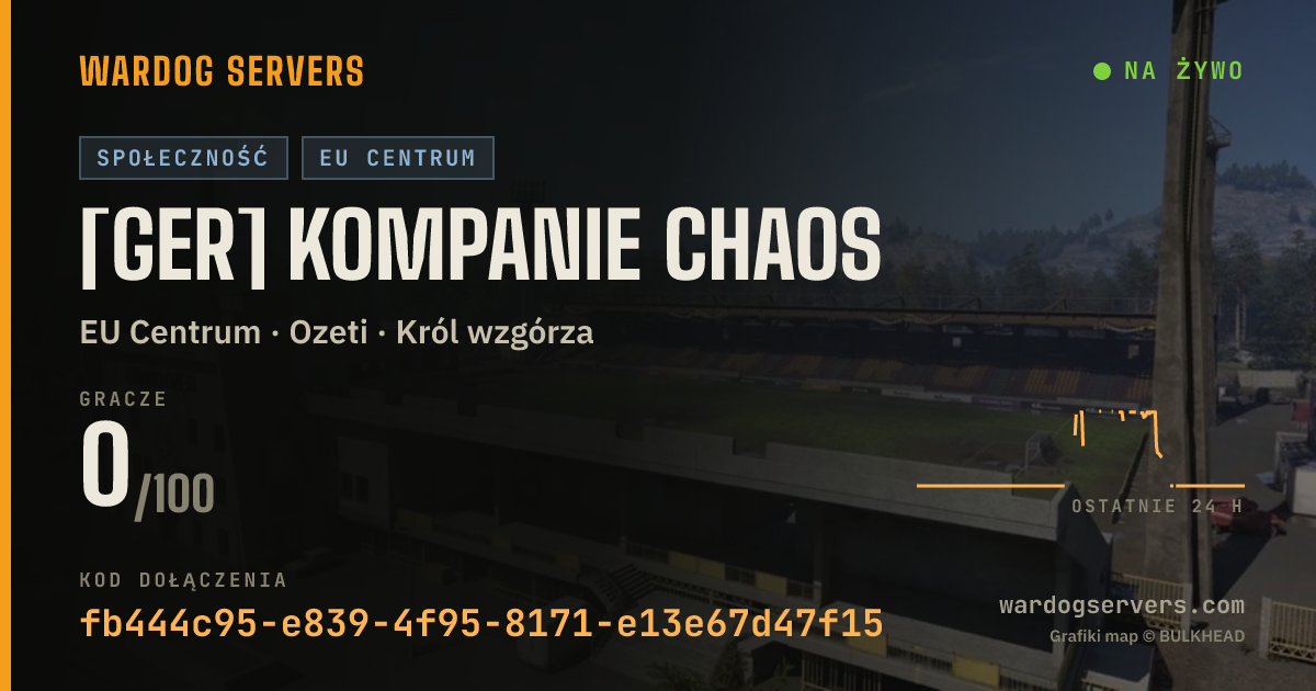 Baner ze statusem na żywo: [GER] Kompanie Chaos