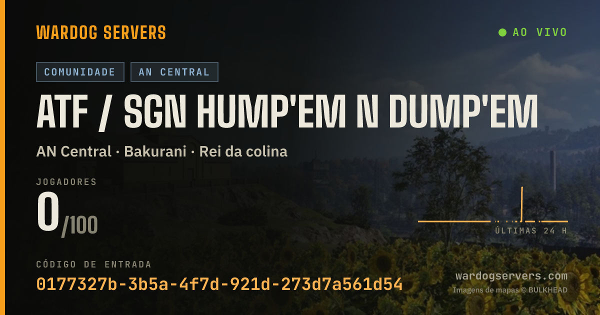 Banner de status ao vivo de ATF / SGN Hump'em N Dump'em