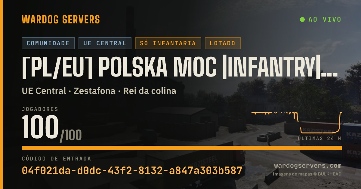 Banner de status ao vivo de [PL/EU] POLSKA MOC |INFANTRY|discord.gg/polskamoc #2