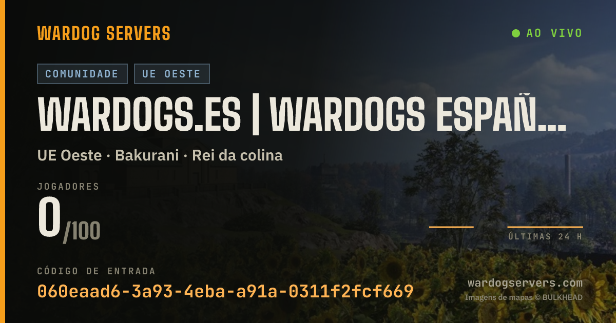 Banner de status ao vivo de WARDOGS.ES | WARDOGS ESPAÑA & LATAM #2