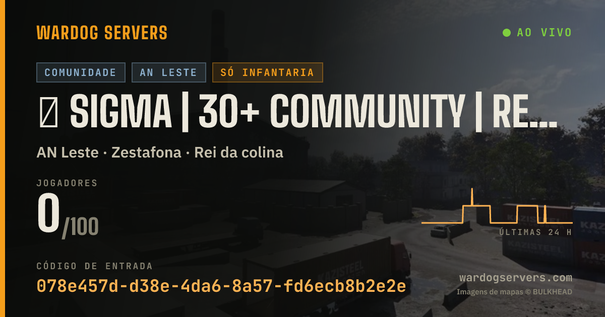 Banner de status ao vivo de Σ SIGMA | 30+ Community | Red Vs. Green 50v50 | SigmaUnited.gg