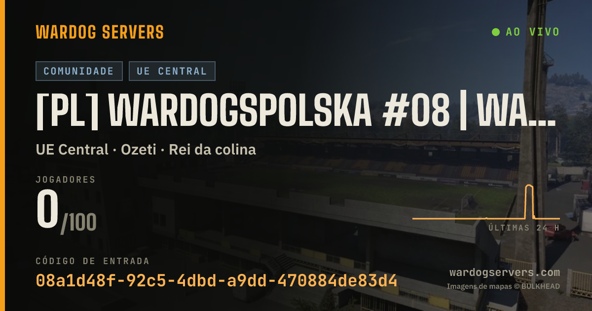 Banner de status ao vivo de [PL] WardogsPolska #08 | WARDOGSZONE.PL | RANKING