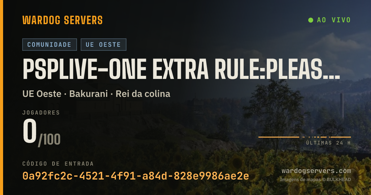 Banner de status ao vivo de psplive-One extra rule:please do not intercept supply line truck