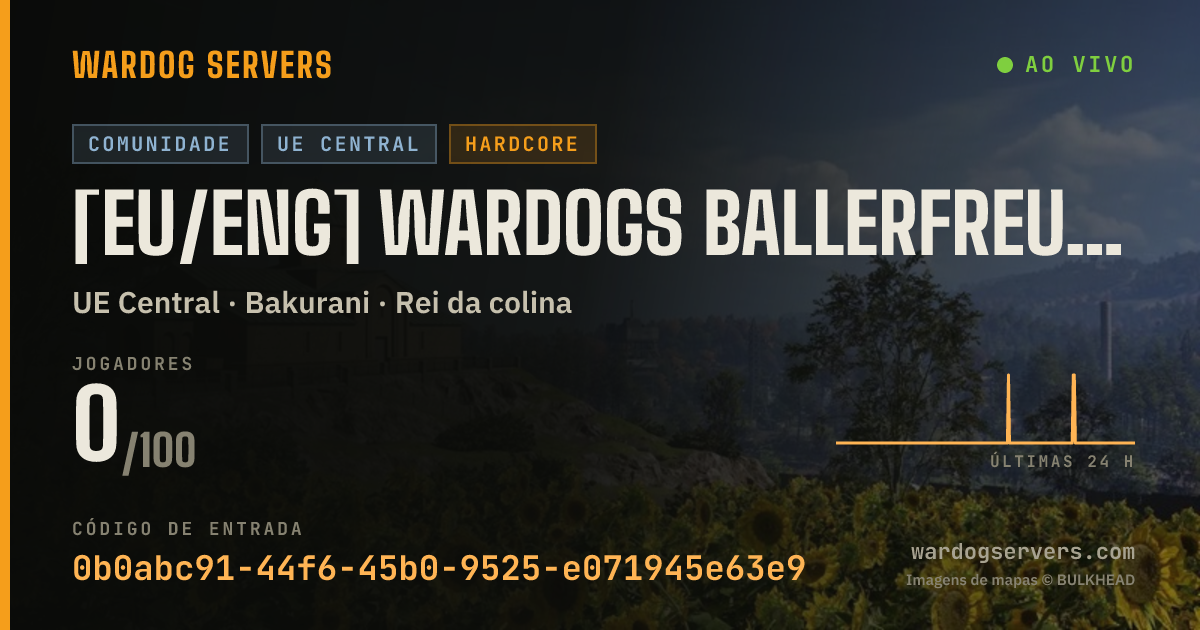 Banner de status ao vivo de [EU/ENG] Wardogs Ballerfreunde | Hardcore