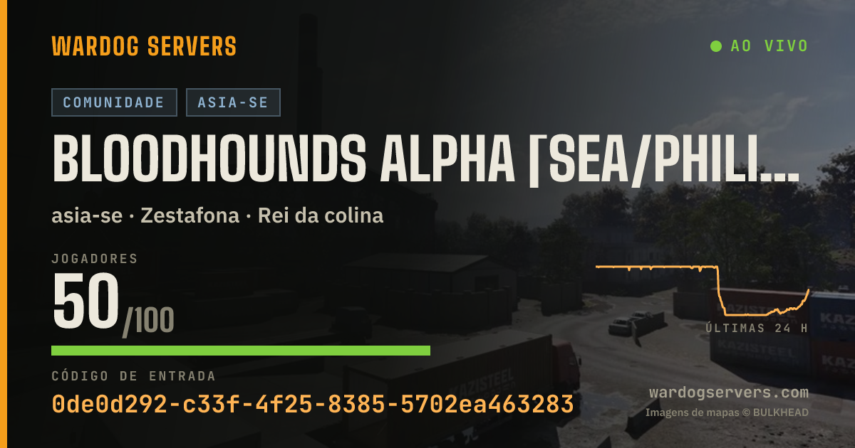Banner de status ao vivo de BLOODHOUNDS ALPHA [SEA/PHILIPPINES] dsc.gg/bhph