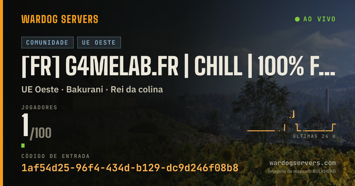 Banner de status ao vivo de [FR] G4melab.fr | Chill | 100% FR | discord.gg/waYmJgtCsV