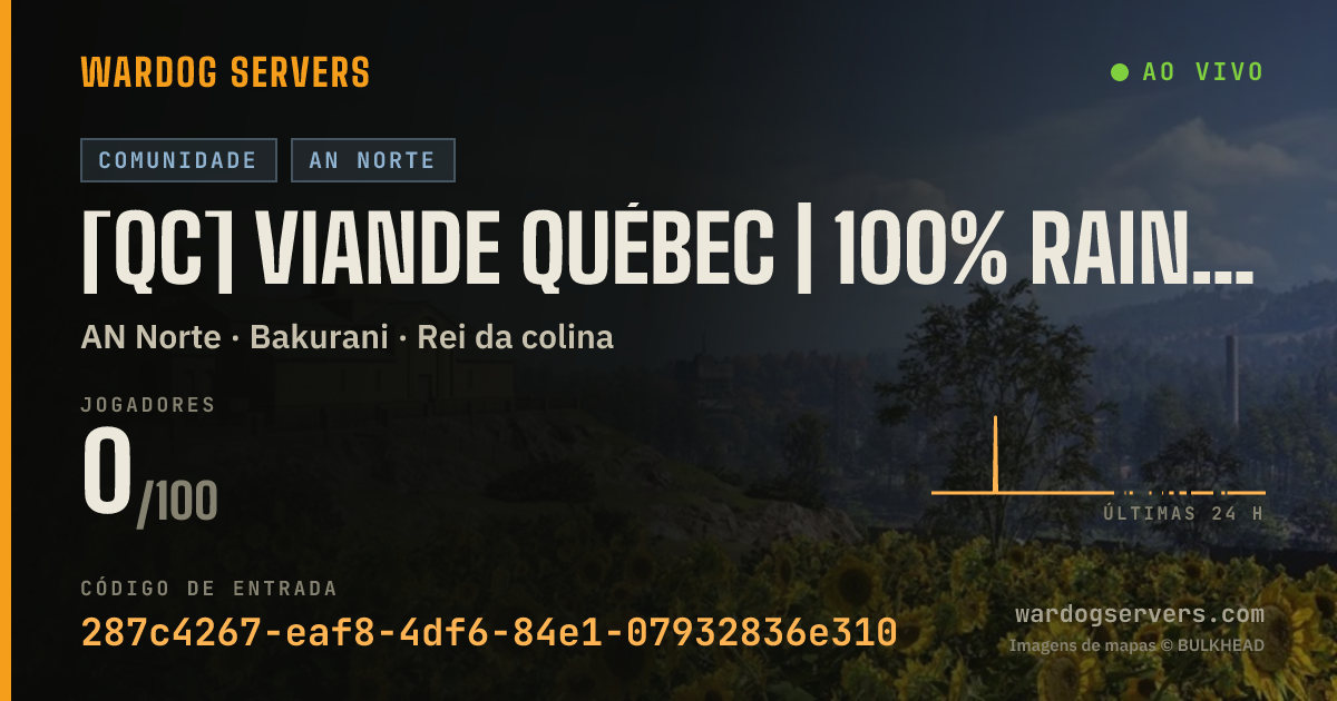 Banner de status ao vivo de [QC] VIANDE QUÉBEC | 100% RAIN | VIANDEQUEBEC.CA