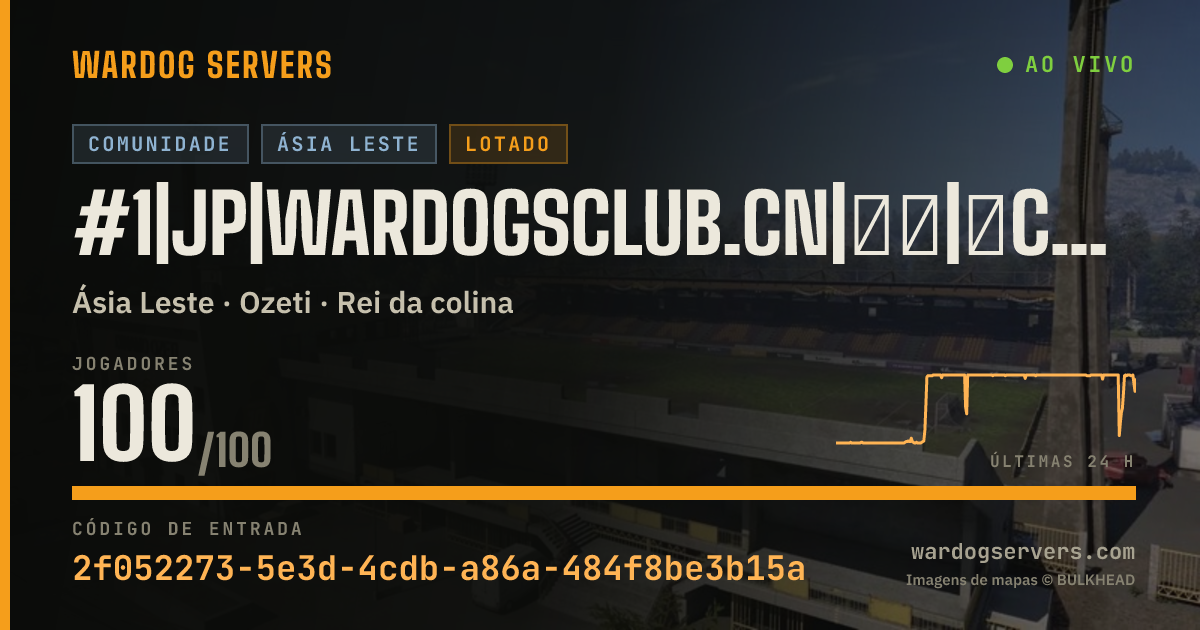 Banner de status ao vivo de #1|JP|WardogsClub.CN|标准|【Club社区】|Oopz:008116|QQ群1102650986