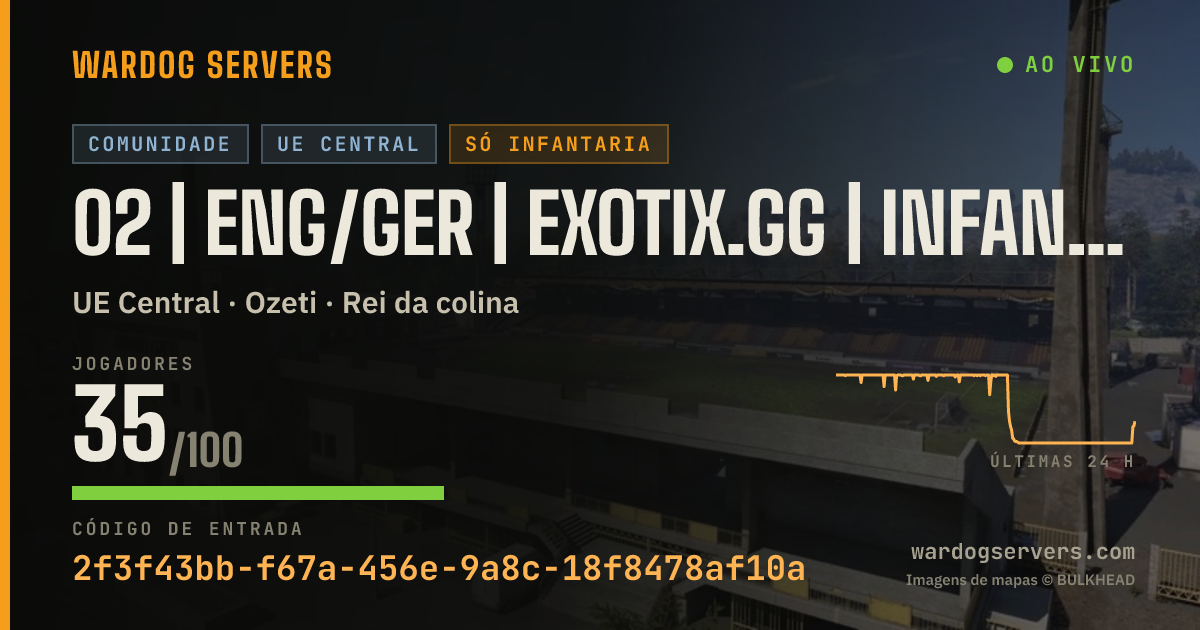 Banner de status ao vivo de 02 | ENG/GER | EXOTIX.GG | INFANTRY | 00-00-00