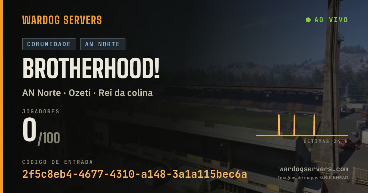 Banner de status ao vivo de Brotherhood!