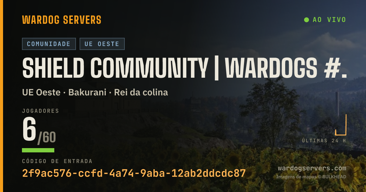 Banner de status ao vivo de SHIELD Community | WarDogs #1
