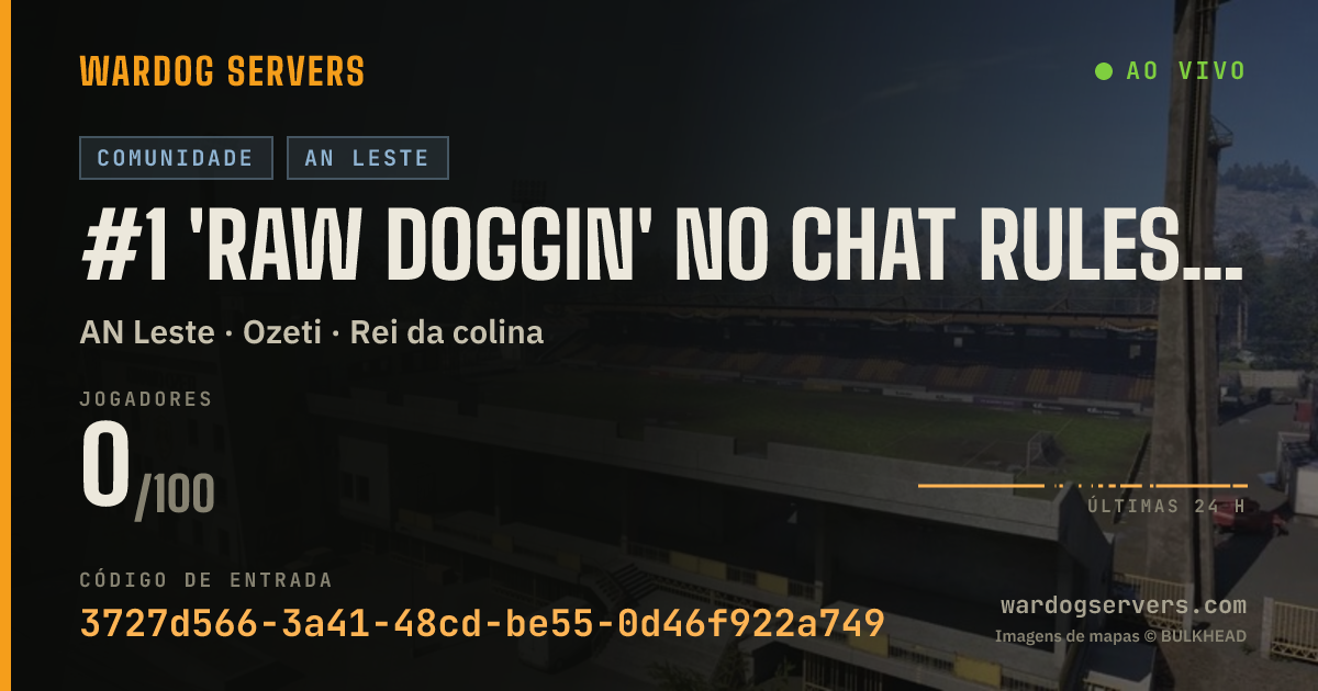 Banner de status ao vivo de #1 'Raw Doggin' NO CHAT RULES- Slide it in!