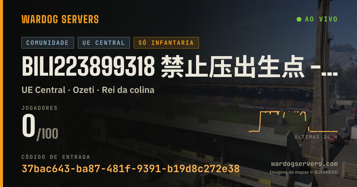 Banner de status ao vivo de Bili223899318 禁止压出生点 - No Spawn Camping