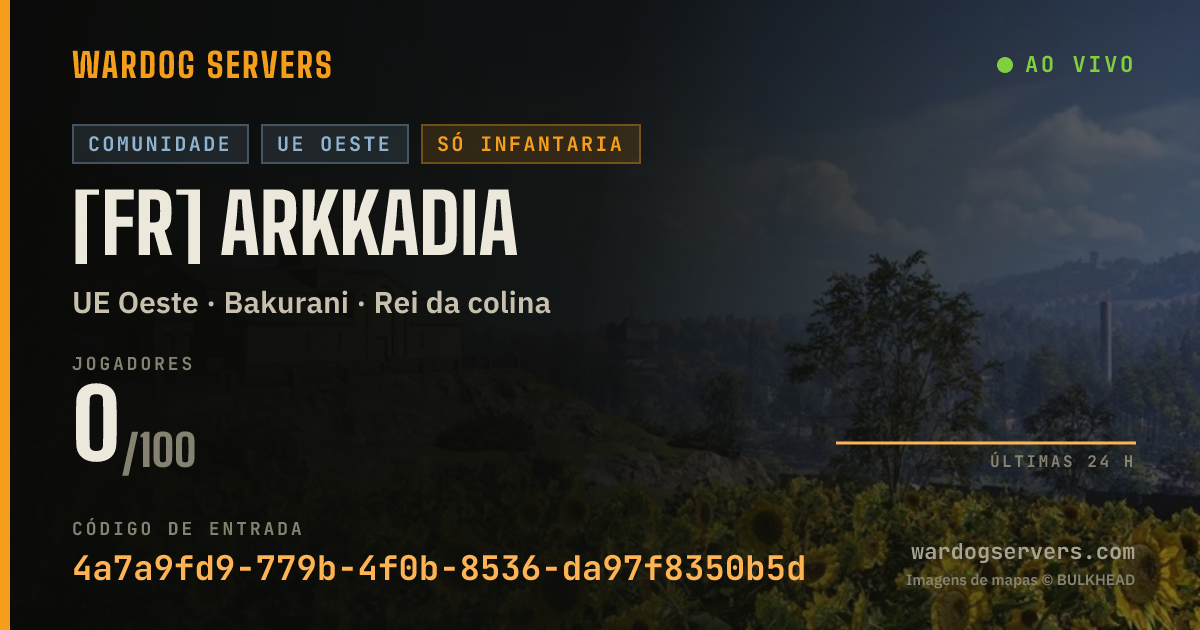 Banner de status ao vivo de [FR] Arkkadia