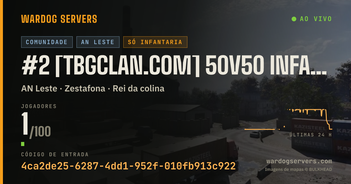 Banner de status ao vivo de #2 [TBGclan.com] 50/50 INFANTRY- NOGL | BOOSTED $
