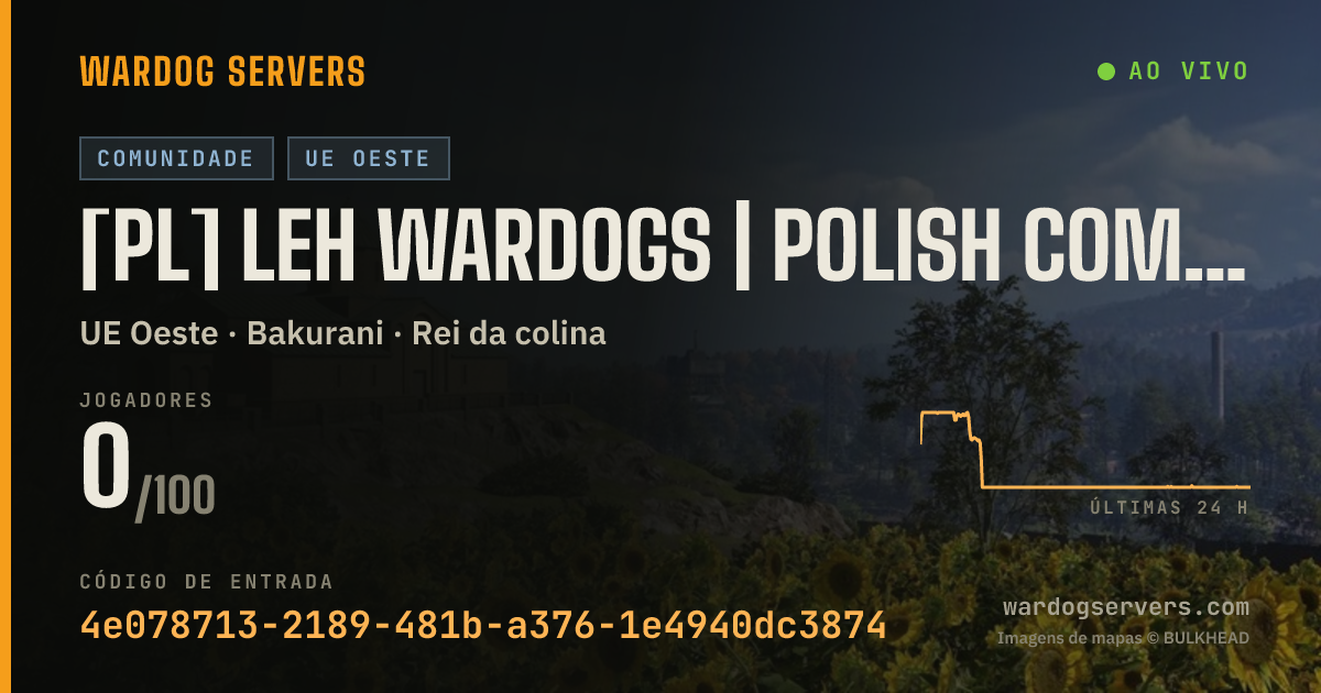 Banner de status ao vivo de [PL] LEH WARDOGS | Polish Community Server