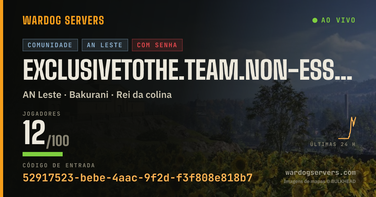 Banner de status ao vivo de Exclusivetothe.team.non-essential.personnel.are prohibited.