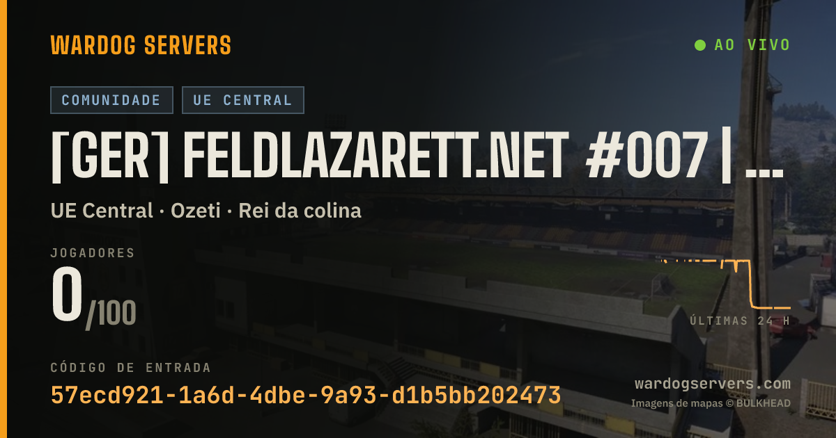 Banner de status ao vivo de [GER] Feldlazarett.net #007 | 0-0-0
