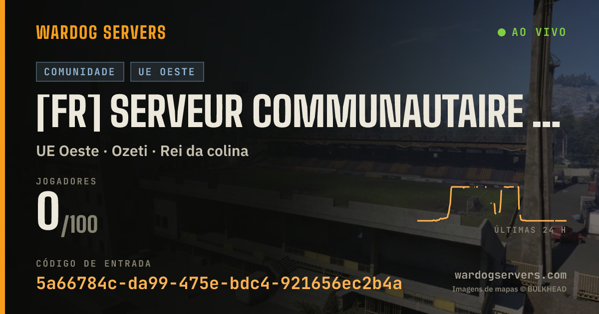 Banner de status ao vivo de [FR] Serveur communautaire - DISCORD.GG/KENNY #1 KGG
