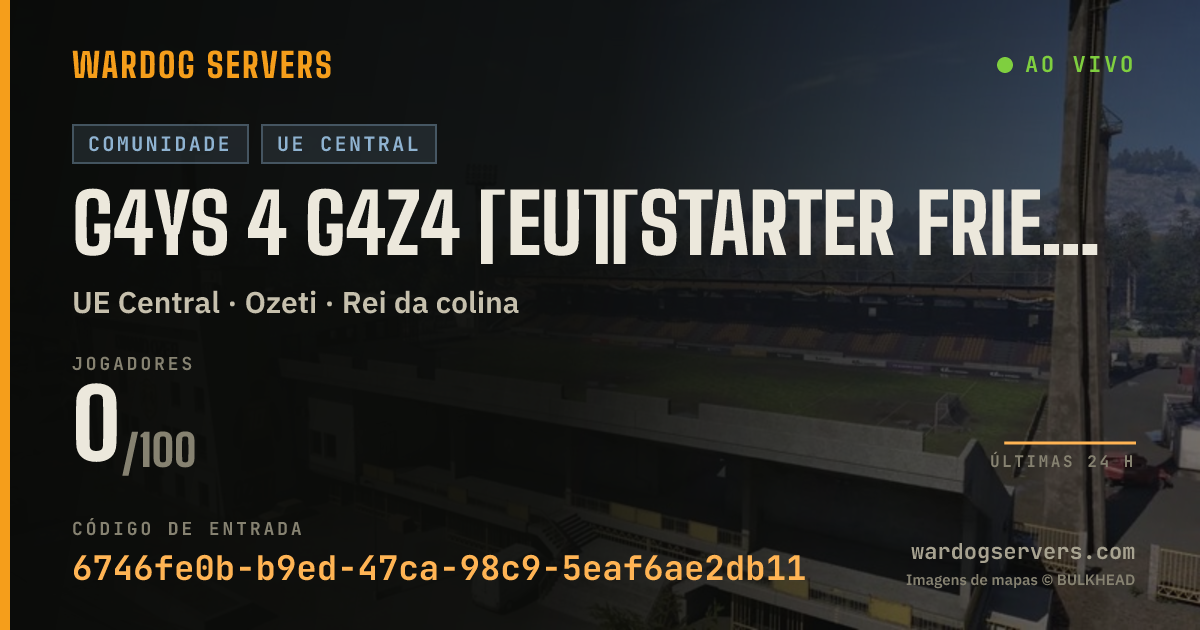 Banner de status ao vivo de G4ys 4 G4z4 [EU][Starter friendly - Max level & Max Money]