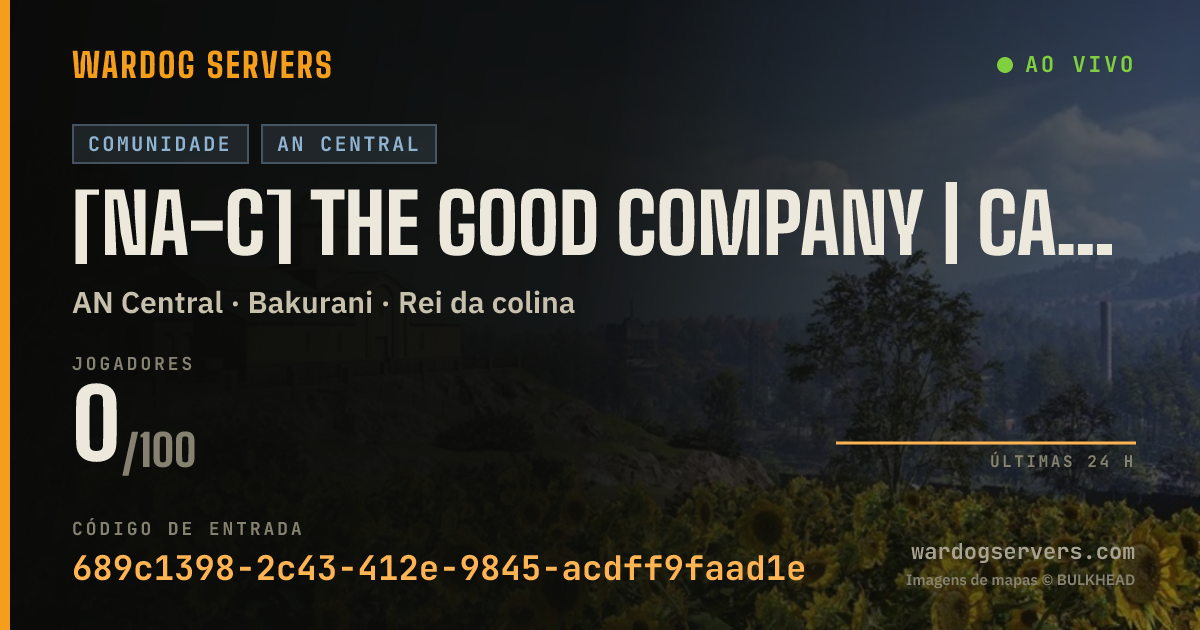 Banner de status ao vivo de [NA-C] The Good Company | Casual Teamwork