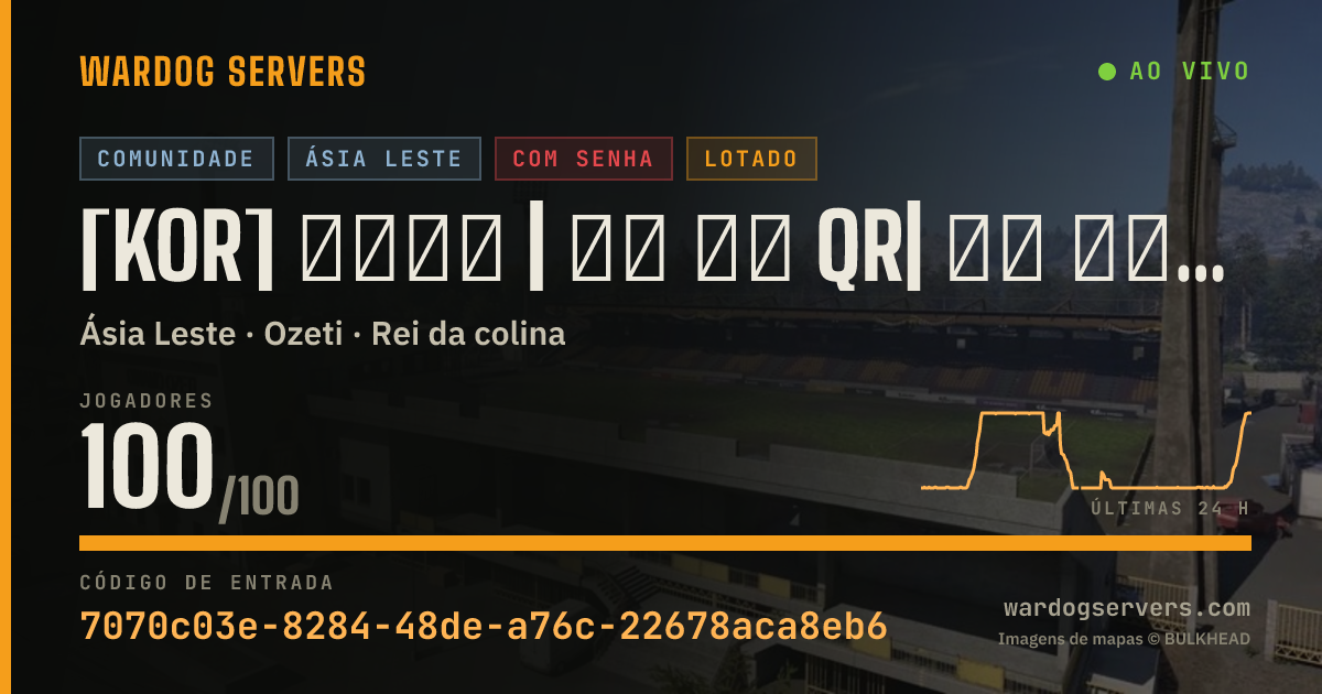 Banner de status ao vivo de [KOR] 마로서버 | 문의 디코 QR| 비번 재향군인의 날