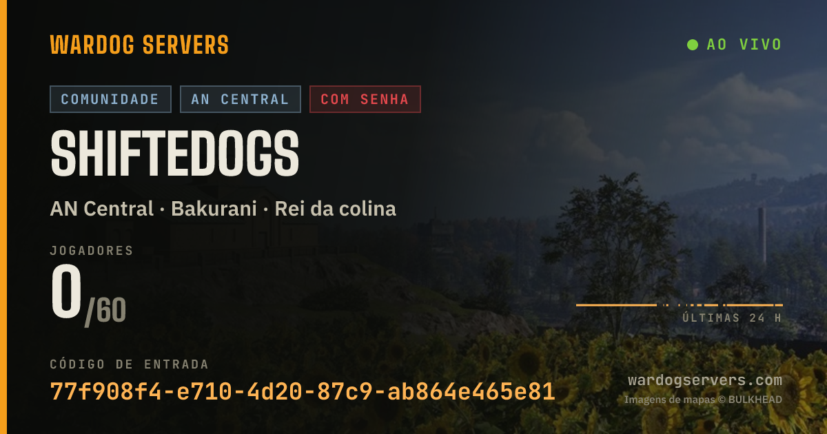 Banner de status ao vivo de shiftedogs