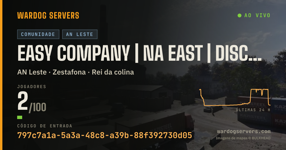 Banner de status ao vivo de EASY Company | NA EAST | discord.gg/easycompany