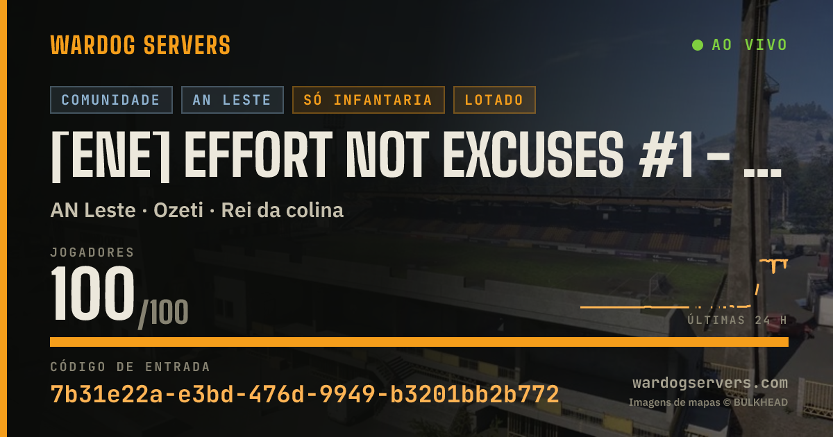 Banner de status ao vivo de [ENE] Effort Not Excuses #1 - INF ONLY! - discord.gg/4S9Z4JxBuR