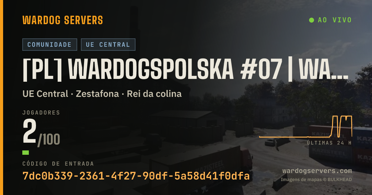 Banner de status ao vivo de [PL] WardogsPolska #07 | WARDOGSZONE.PL | RANKING