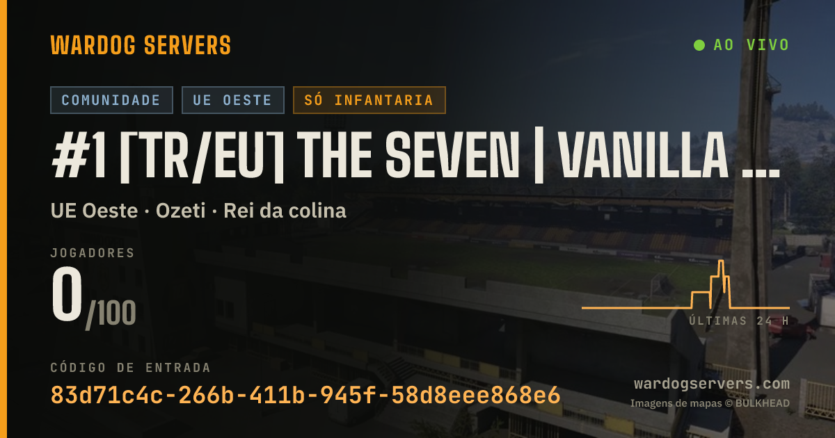 Banner de status ao vivo de #1 [TR/EU] The Seven | Vanilla | İnfantry Only |.gg/wardogstr