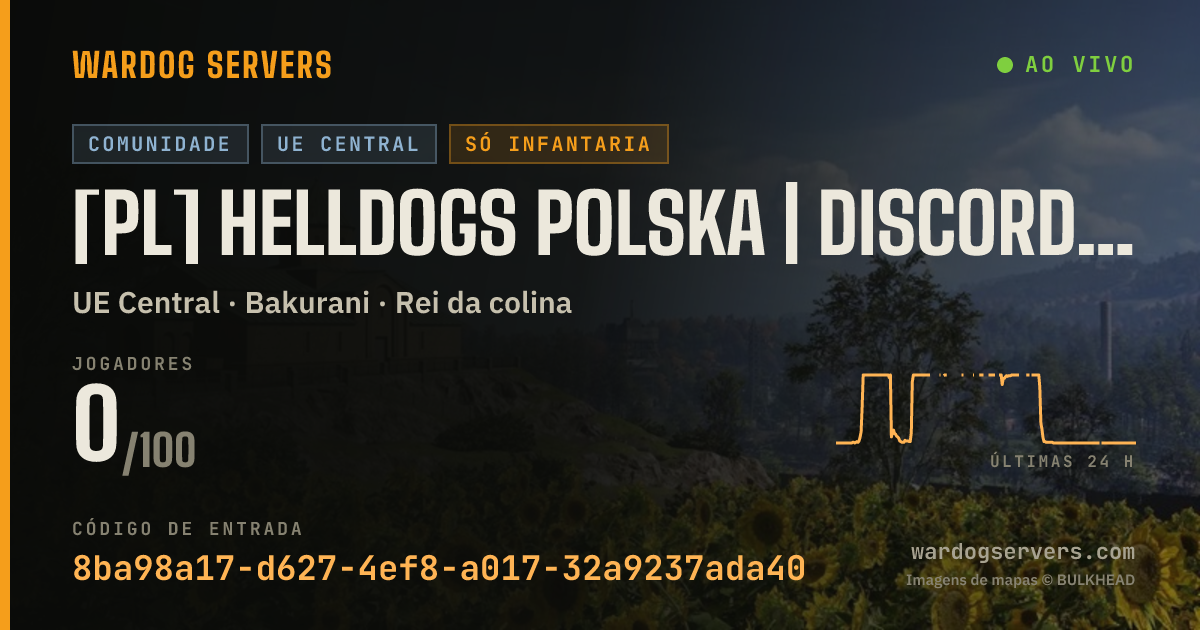 Banner de status ao vivo de [PL] HELLDOGS POLSKA | discord.gg/ArJF2C9rtW