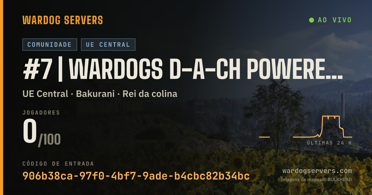 Banner de status ao vivo de #7 | WARDOGS D-A-CH powered by Qonzer | GER | by HuhCarez