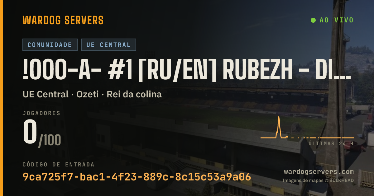 Banner de status ao vivo de !000-A- #1 [RU/EN] RUBEZH - discord.gg/rubezh