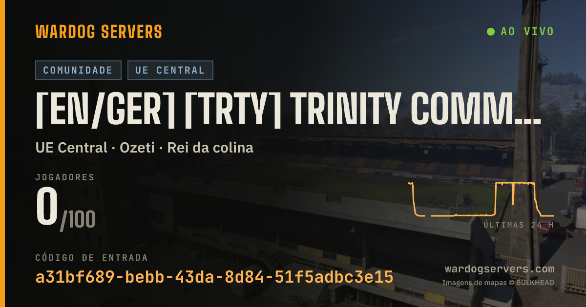Banner de status ao vivo de [EN/GER] [TRTY] Trinity Community #1 | trinity-wardogs.de