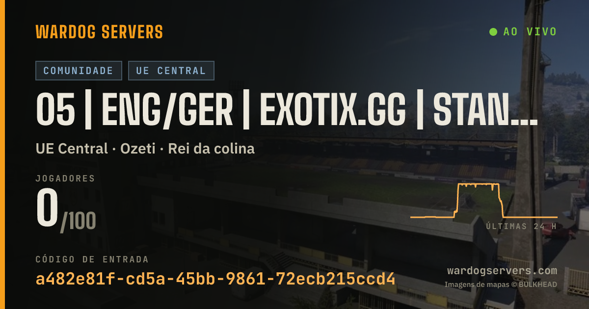 Banner de status ao vivo de 05 | ENG/GER | EXOTIX.GG | STANDARD FAST | 00-00-00