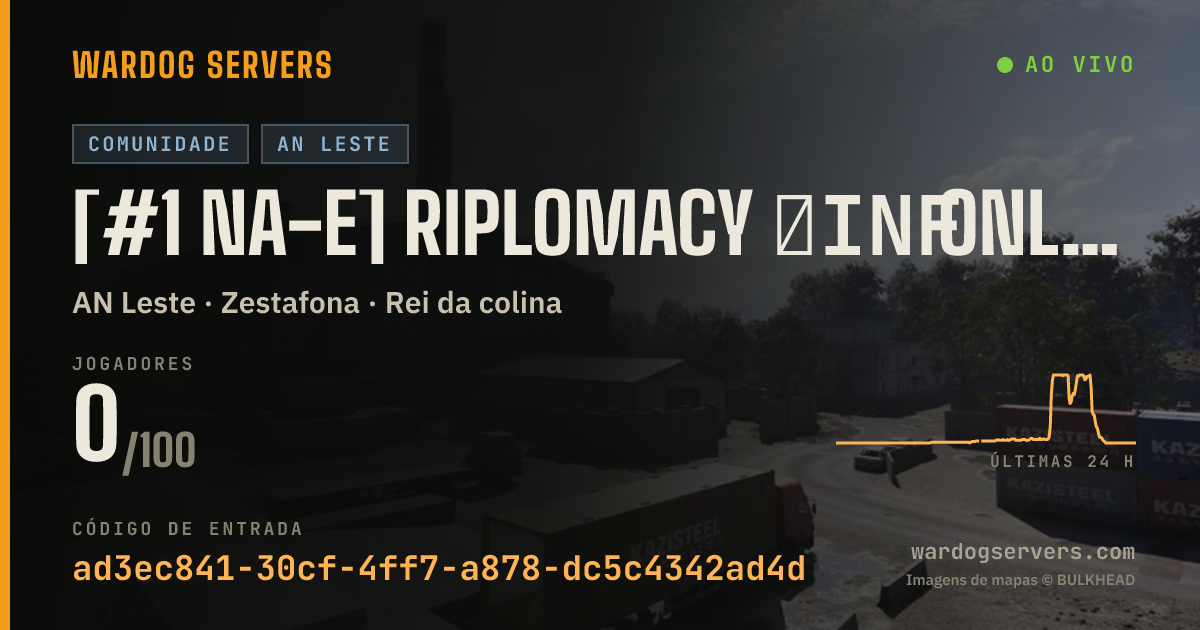 Banner de status ao vivo de [#1 NA-E] RIPLOMACY 》INF ONLY 》HELP POPULATE FOR FREE QUEUE SKIP