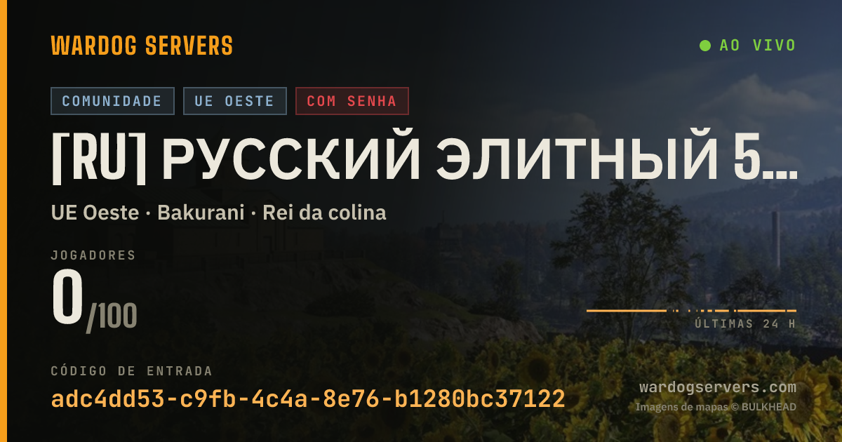 Banner de status ao vivo de [RU] Русский Элитный 50x50