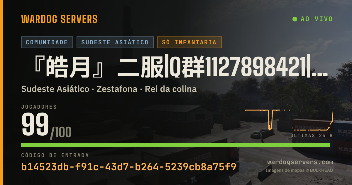 Banner de status ao vivo de 『皓月』二服|Q群1127898421|禁FOB|禁狙击 机枪|禁圈外|VAC封禁墙∣