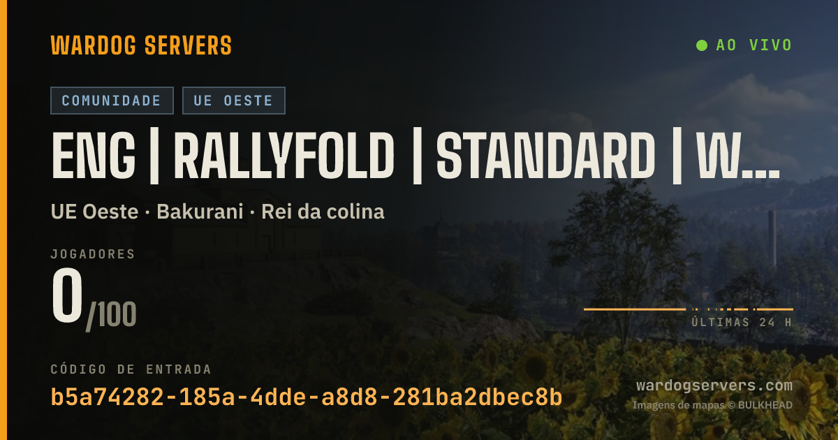 Banner de status ao vivo de ENG | RALLYFOLD | STANDARD | www.rallyfold.win