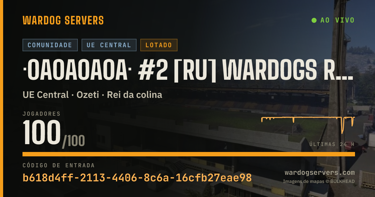 Banner de status ao vivo de ·0A0A0A0A· #2 [RU] WARDOGS RUSSIA - discord.gg/wardogsru