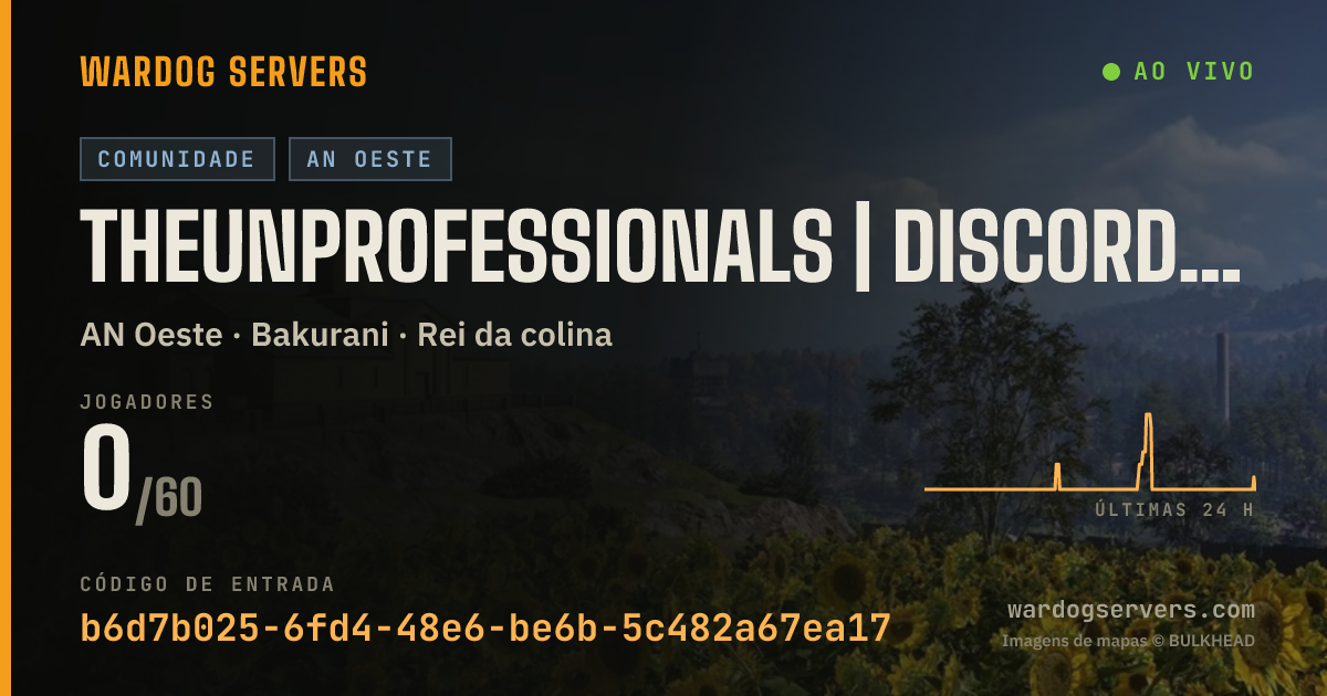 Banner de status ao vivo de theunprofessionals | discord.gg/uprwardogs