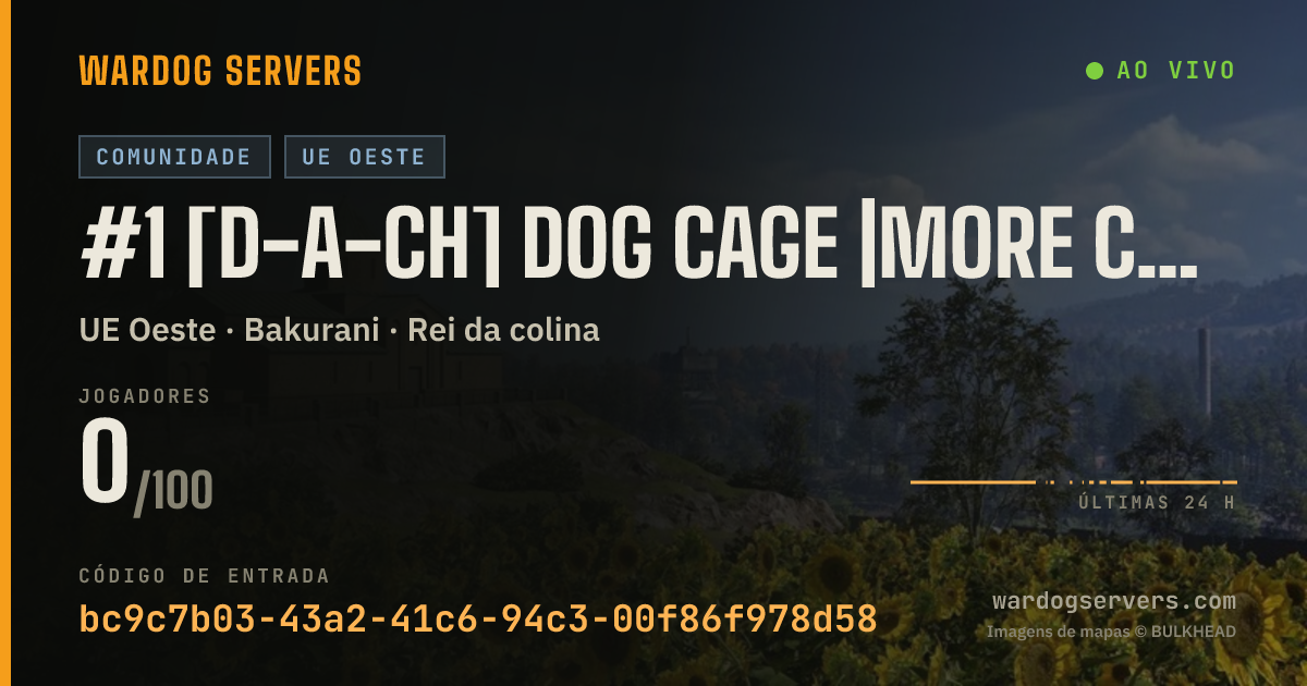 Banner de status ao vivo de #1 [D-A-CH] Dog Cage |more Cash| VIP Slot | Tb0ne LIVE ON TWITCH