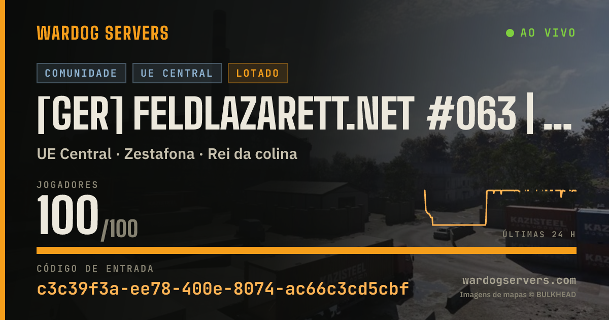 Banner de status ao vivo de [GER] Feldlazarett.net #063 | Only-Newbies | 14-20-36