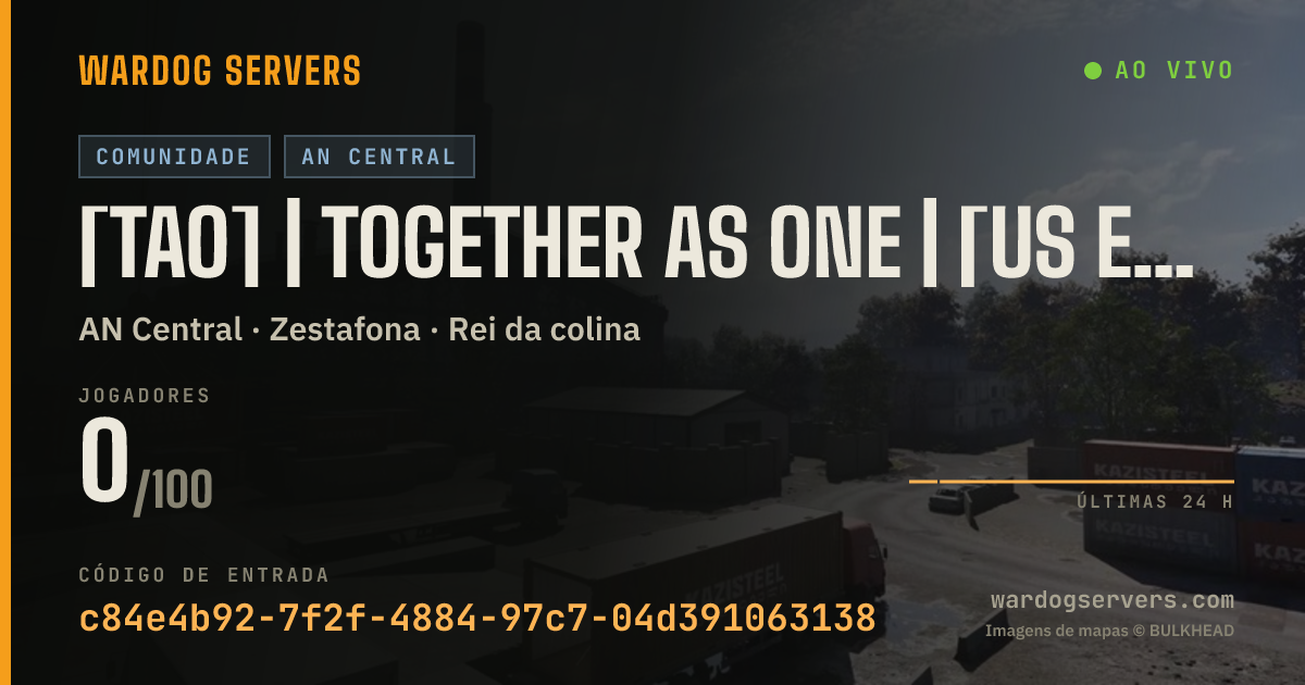 Banner de status ao vivo de [TaO] | Together as One | [US East]